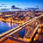 Porto, Portugal at Dom Luis Bridge