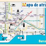 Mappa attrazioni di Barcellona