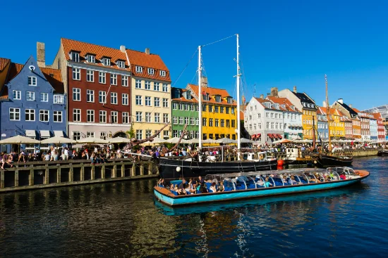 Canale Nyhavn a Copenaghen, Danimarca