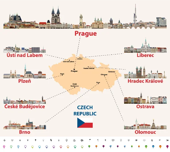 Città da visitare in Repubblica Ceca
