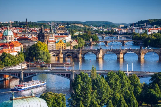 Crociera sul fiume Moldava a Praga, Repubblica Ceca