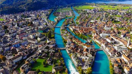 Interlaken in Svizzera