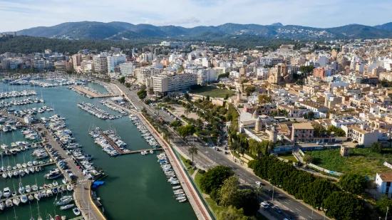 Lungomare di Palma di Maiorca, Spagna