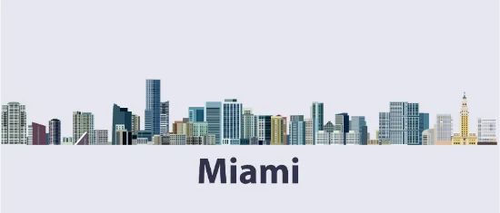 Miami in Florida, USA