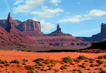 Monument Valley in 2 giorni: alba, tramonto, Scenic Drive e dove dormire Panorama della Monument Valley tra Arizona e Utah