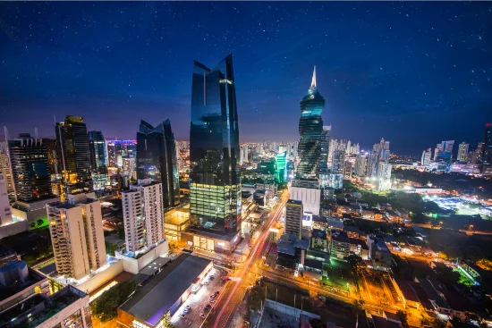 Panama City al tramonto
