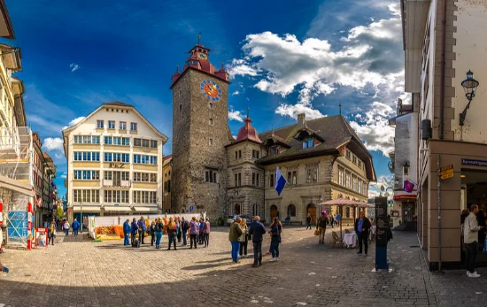 Centro storico di Lucerna in Svizzera