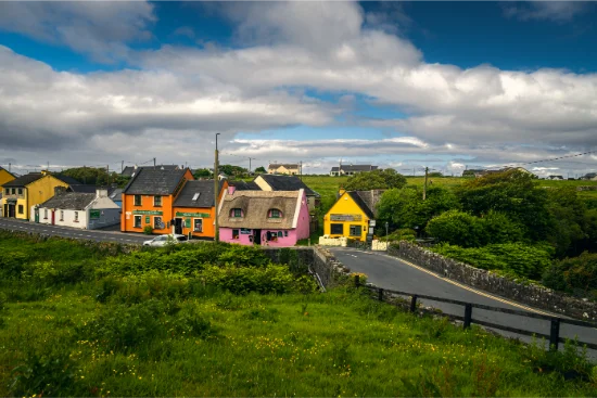 Doolin sulla costa atlantica della contea di Clare