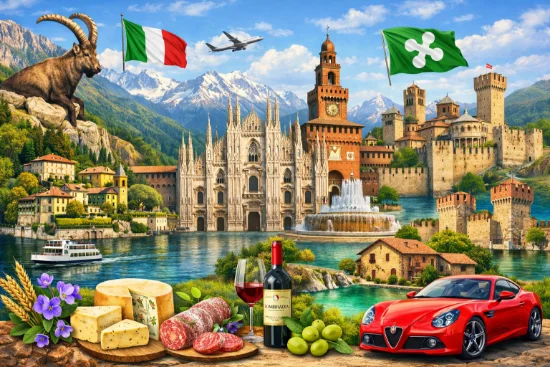 Paesaggi della Lombardia tra laghi, montagne e città d’arte
