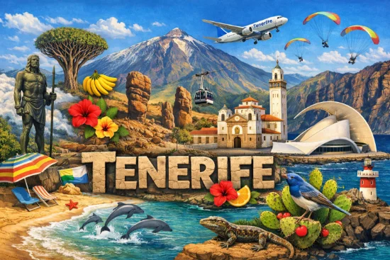 Vista panoramica di Tenerife
