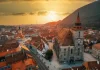 Transilvania on the road in 5 giorni: itinerario tra Brașov, Râșnov, Rupea e Sibiu Brașov e la Chiesa Nera al tramonto in Transilvania