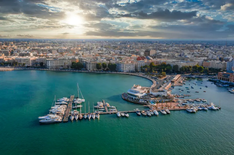 Veduta panoramica di Bari