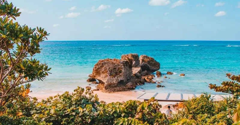 Mare tropicale di Okinawa in Giappone